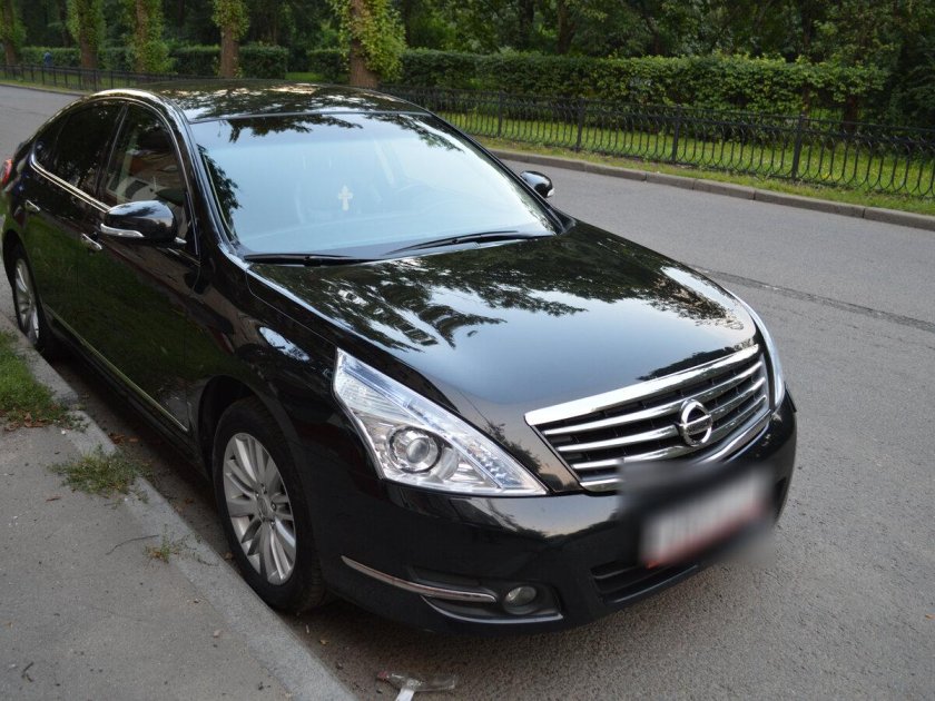 Nissan Teana 2012 черная