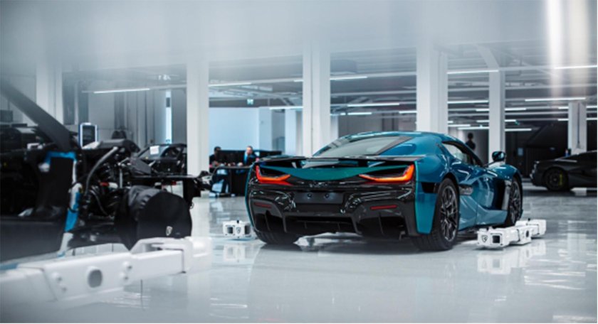 Rimac nevera интерьер