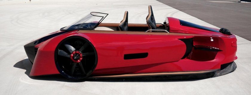 Машина, летающая на воздушной подушке