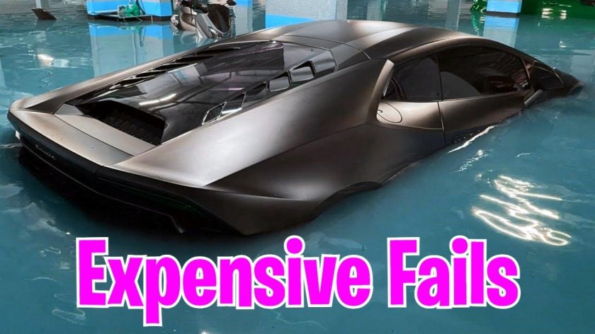 Ламборгини утонула
