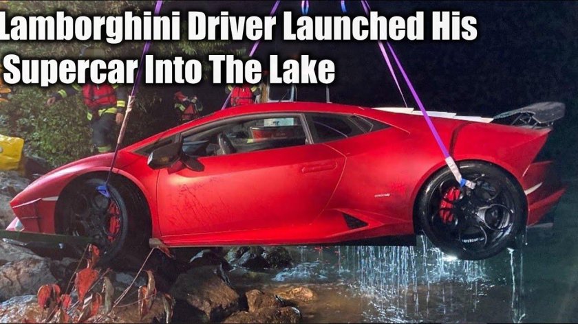 Утопленный Lamborghini Huracan