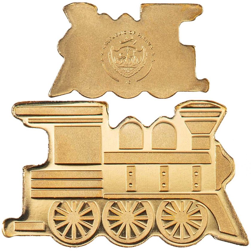 Монеты с паровозами