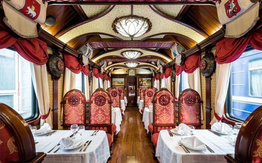 Вагон золотой Орел Транссибирский экспресс