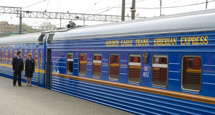 Вагон золотой Орел Транссибирский экспресс