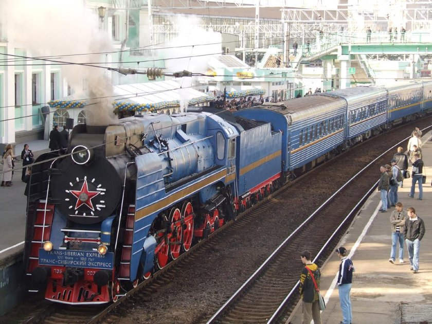 Паровоз п 36 Транссибирский экспресс