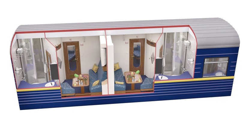 Турпоезд золотой Орел Люкс