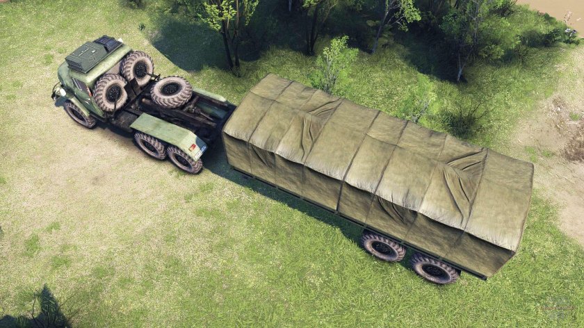 ЗИЛ-137 Trailer Tent для Spin Tires