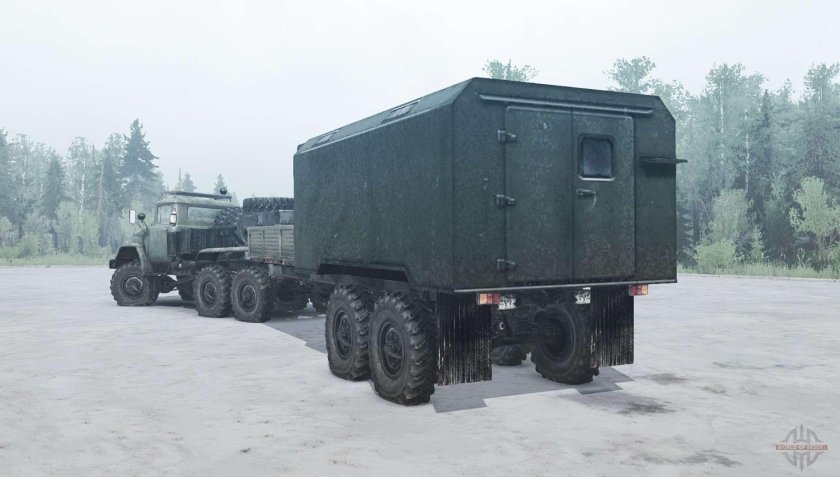 ЗИЛ-137 С активным полуприцепом