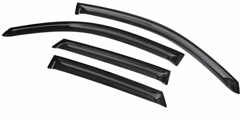 Дефлекторы боковых окон ветровики дверей Audi q3 2011-2019 saudq31132 SIM