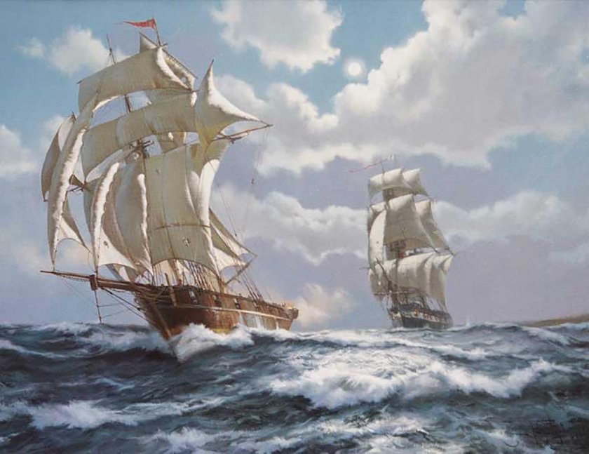 Джеймс Бреретон картины парусник