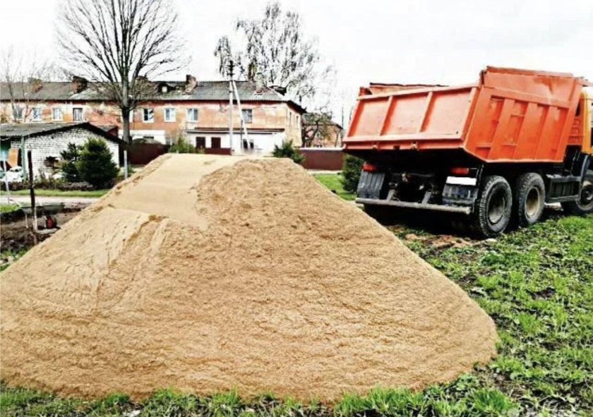 КАМАЗ 10 кубов песка