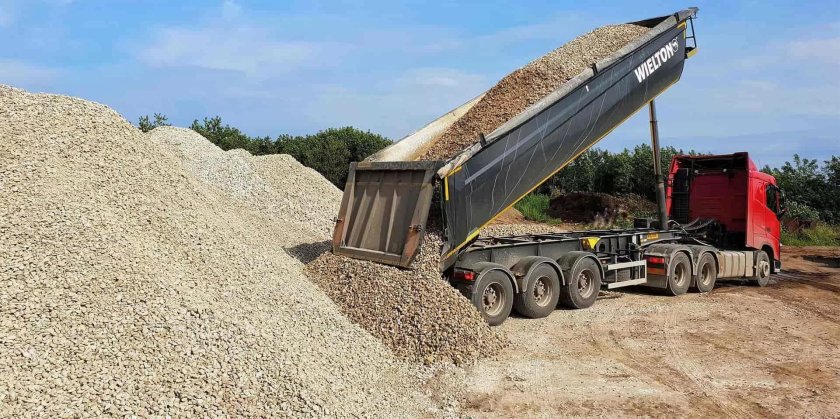 Щебень 20/40 разгрузка