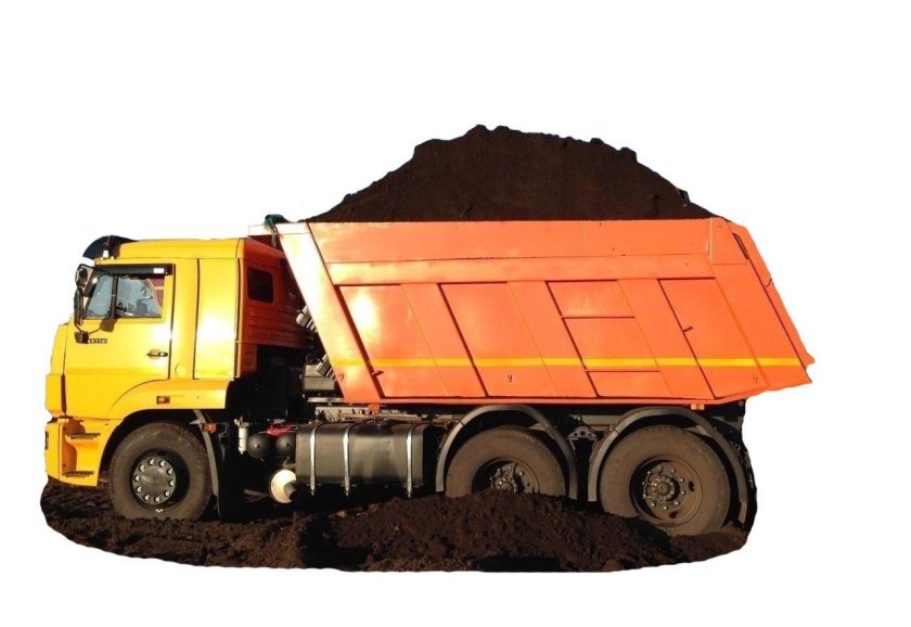 Чернозём грунт КАМАЗ 10м3