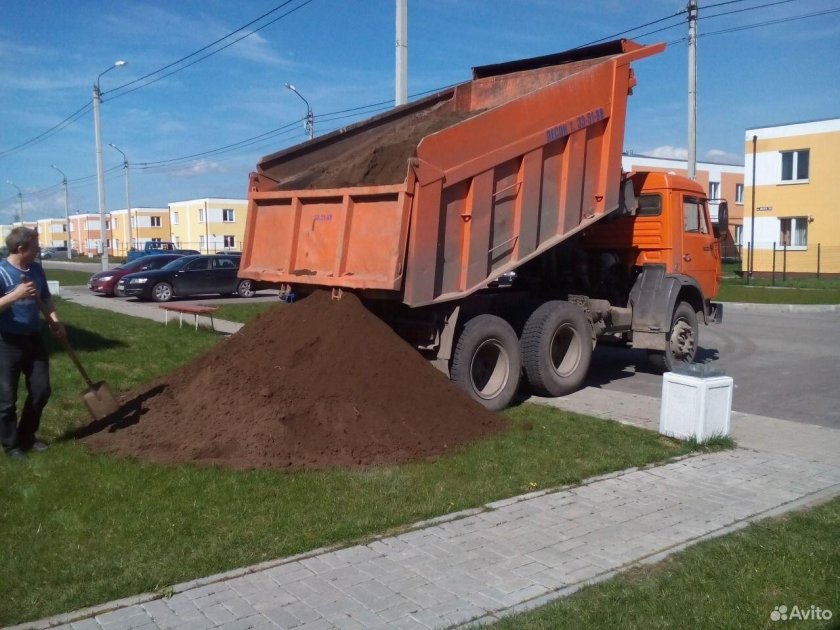 КАМАЗ 20 кубов грунта