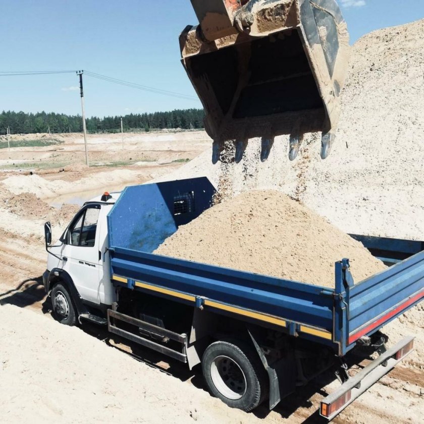 Газель самосвал песок