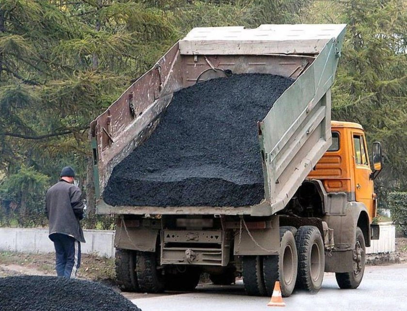 КАМАЗ 55111 С щебнем