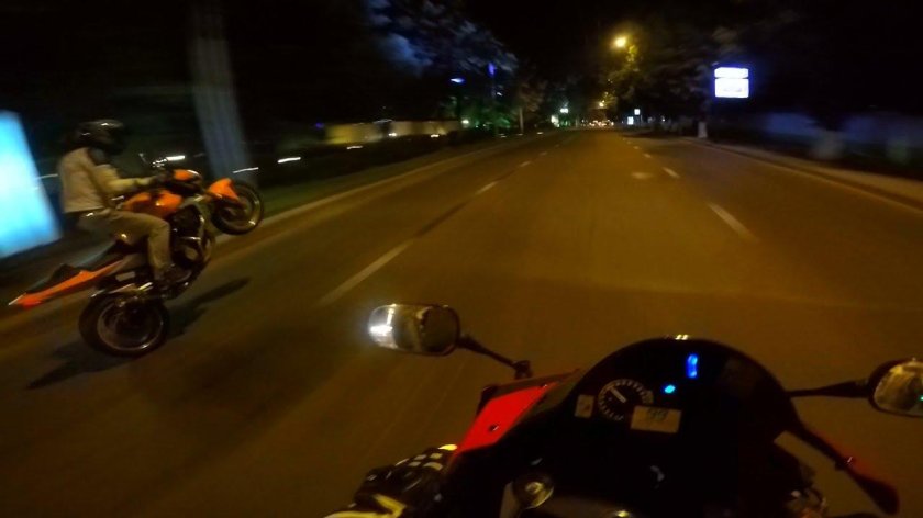 Honda cbr1000rr покатушки ночь