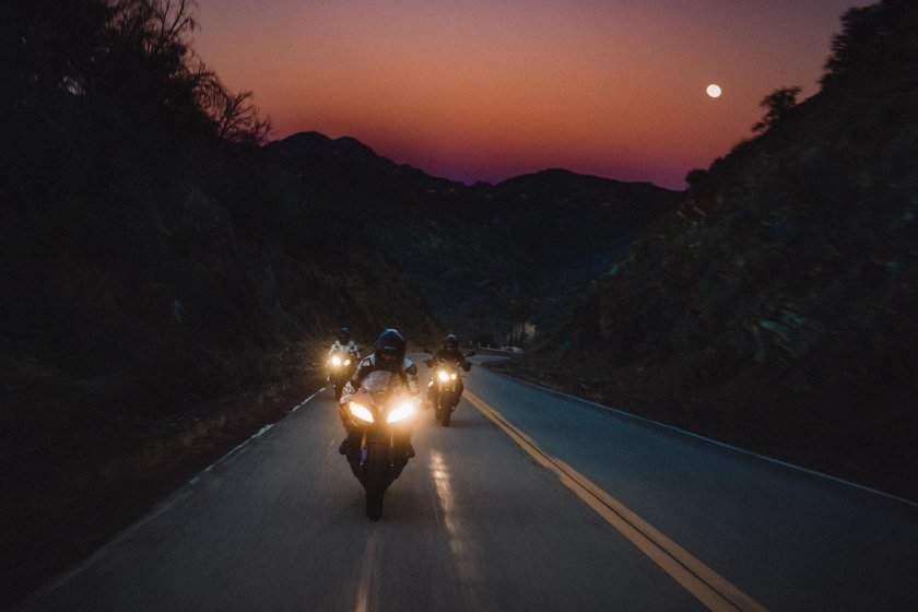 Эстетика мотоциклов ночью