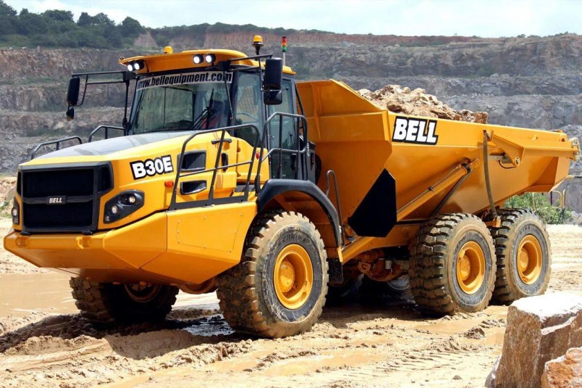 Сочлененный самосвал Bell b50e