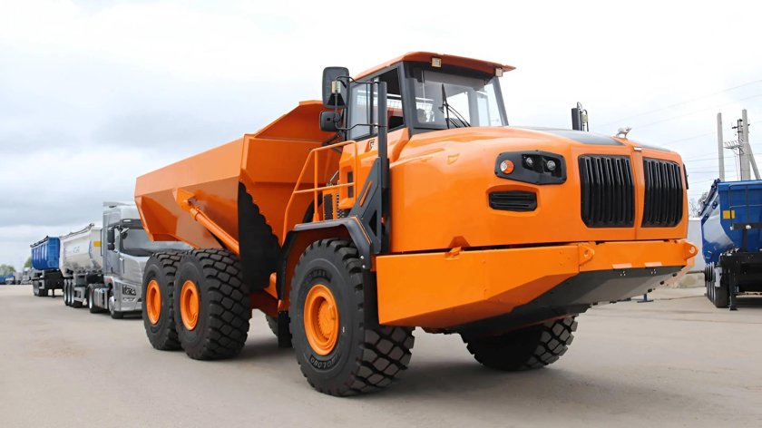 Сочлененный самосвал Тонар т-35