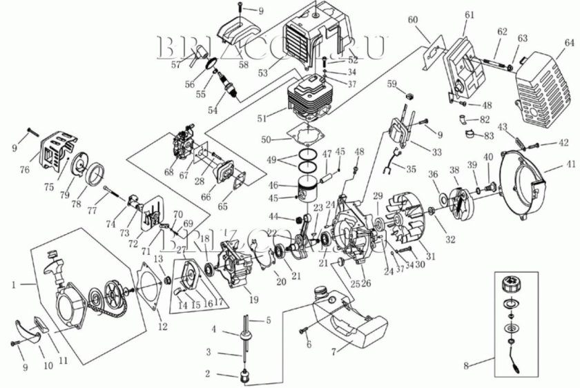 Триммер Profi cg440b