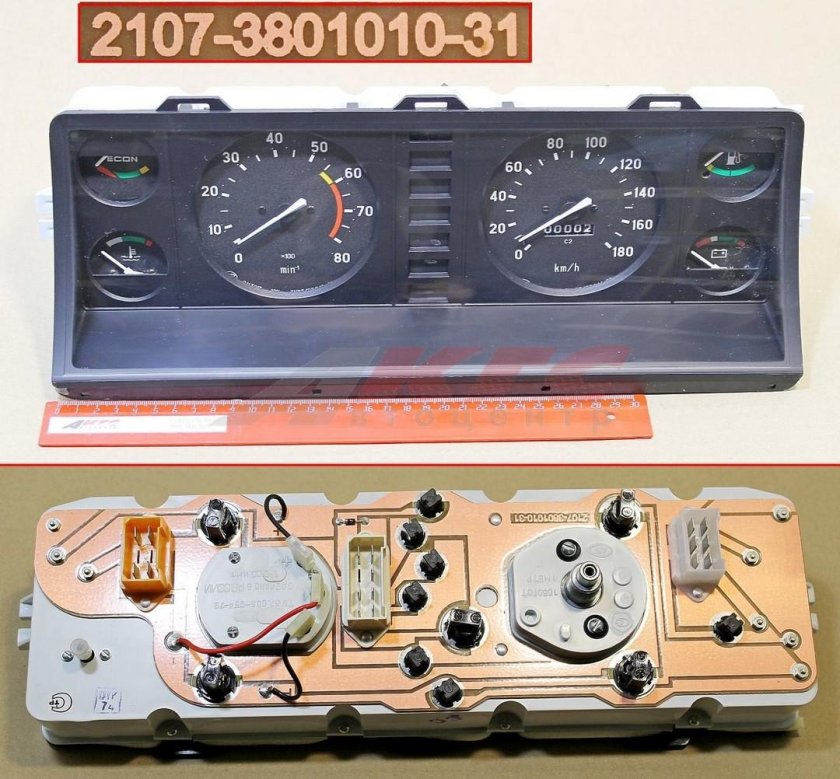 Цифровая приборная панель ВАЗ 2107 инжектор