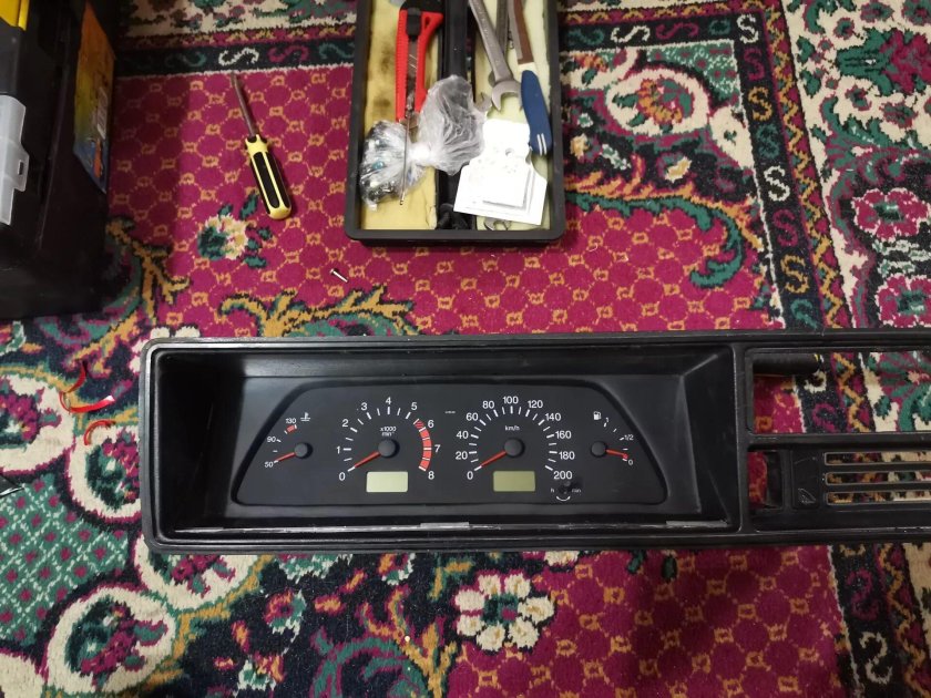 Щиток от ВАЗ 2114 на ВАЗ 2107