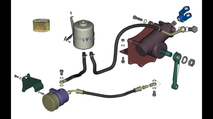 Гидроусилитель руля Газель 3302 405 двигатель
