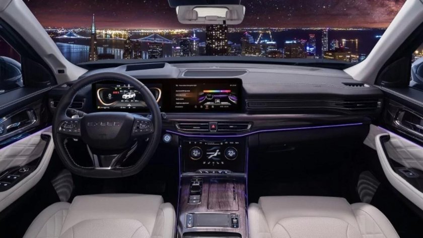 Chery exceed VX 2021 салон