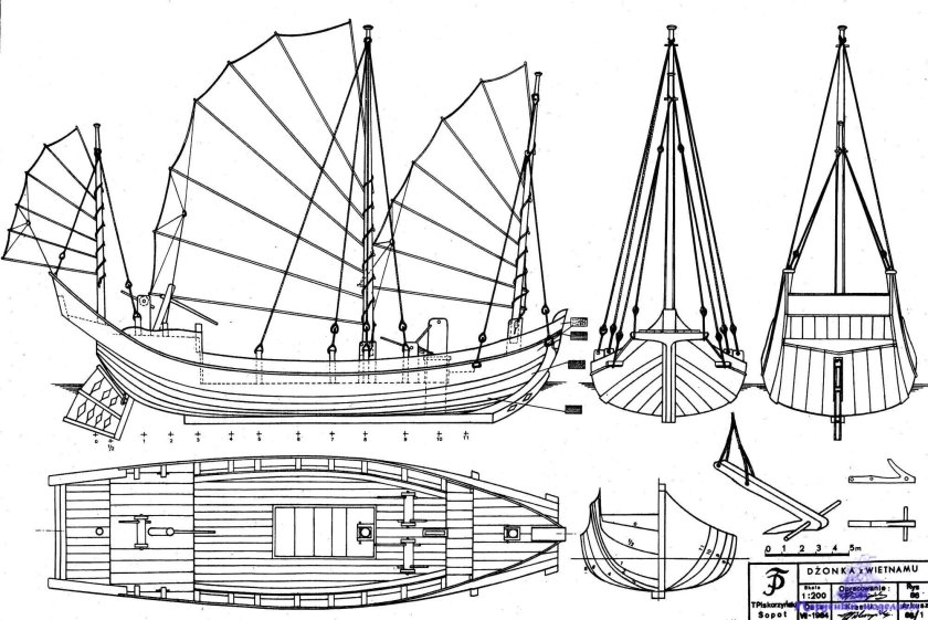 Голландская яхта 17 века Ульрехта чертежи