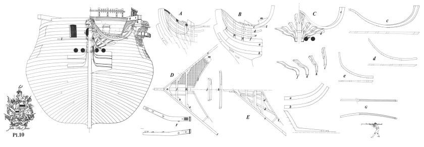 Парусный корабль le fleuron 1729