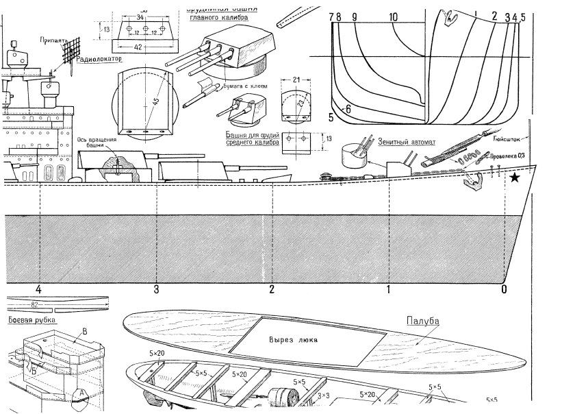 Моделист конструктор судомоделизм