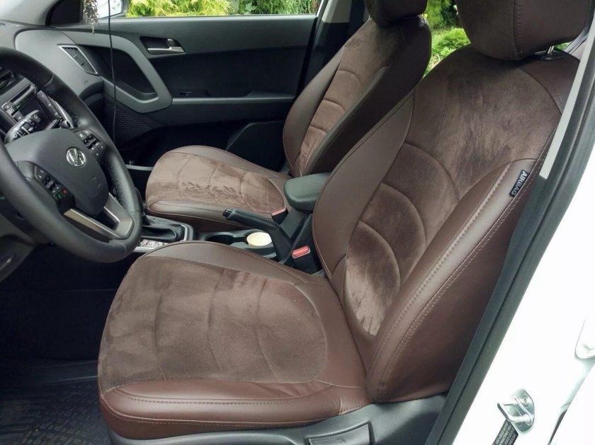 Хендай Крета кожаный салон