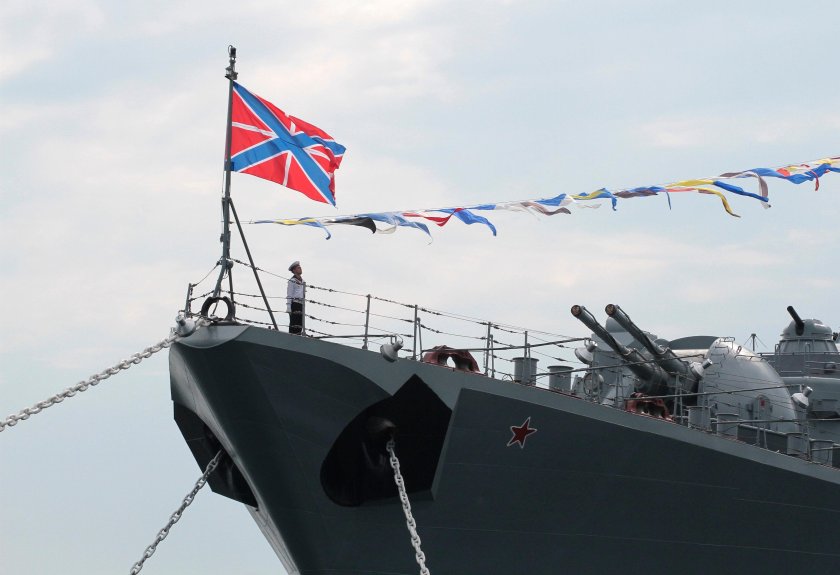 Флаг Андреевский и военно-морской флот