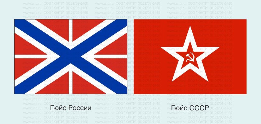 Флаг и гюйс ВМФ СССР