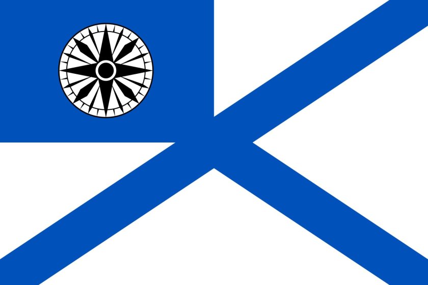 Флаг гидрографической службы ВМФ СССР