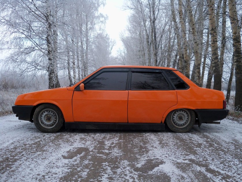 ВАЗ 21099 оранжевый металлик