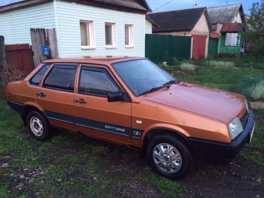 ВАЗ 21099 оранжевый металлик