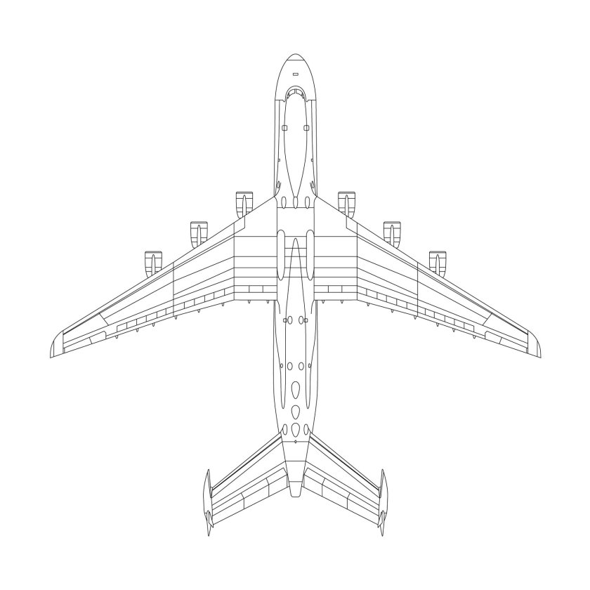 АН-225 Мрия чертежи
