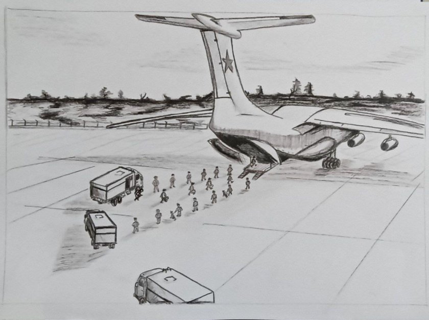 Набросок самолета