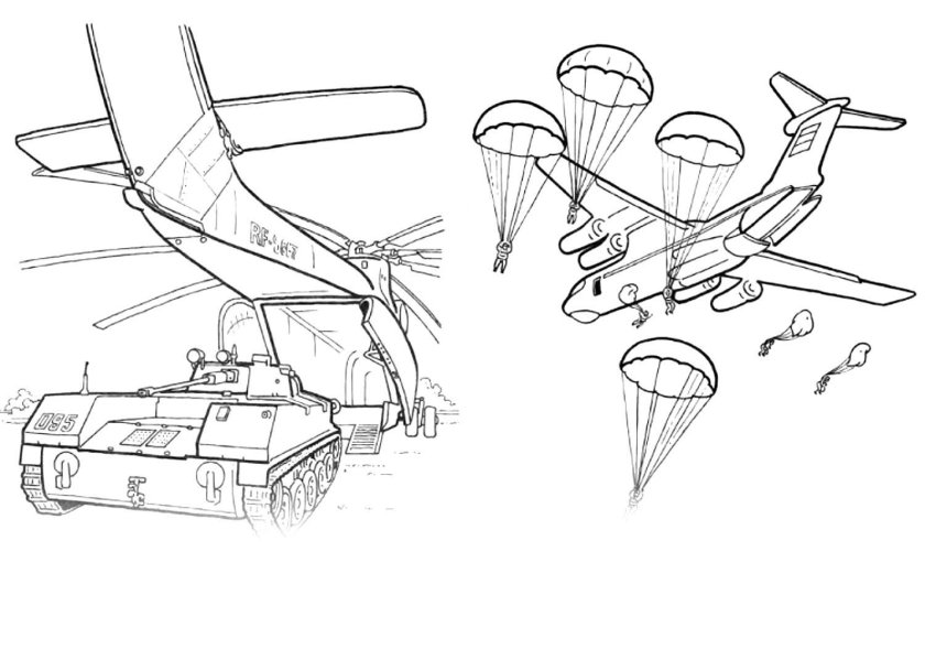 Военные рисунки