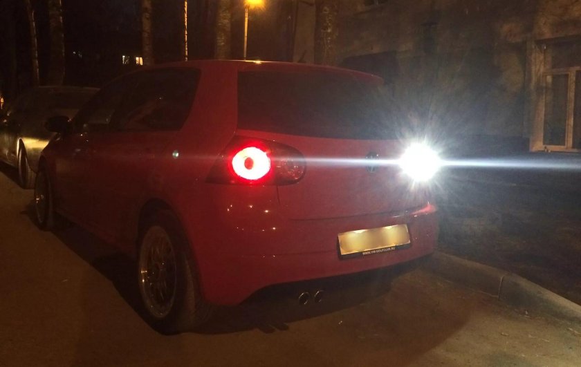Лампа заднего хода гольф 5