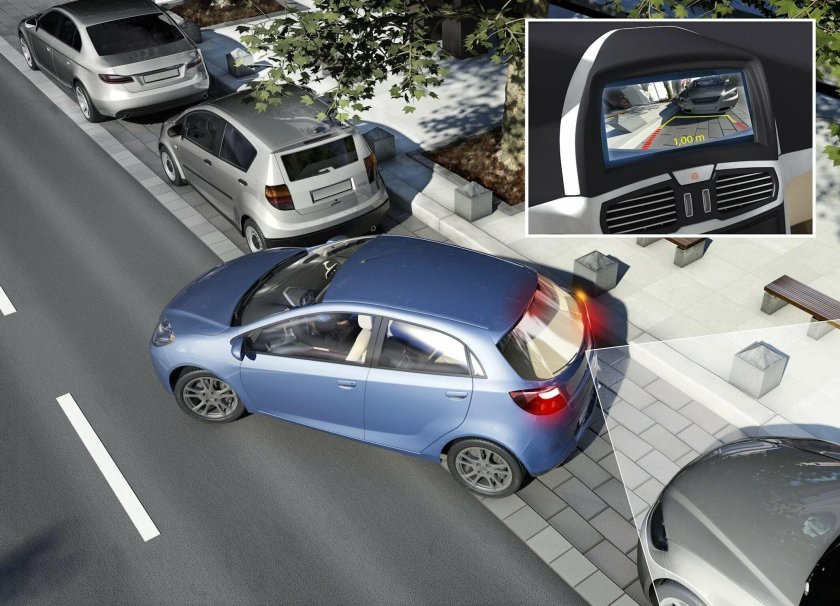 Движение автомобиля задом