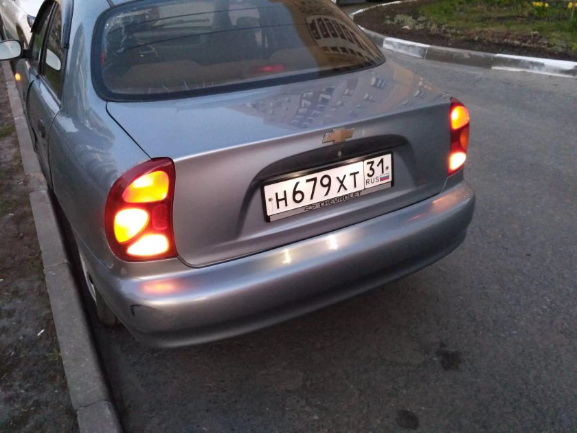 Задний ход Ланос