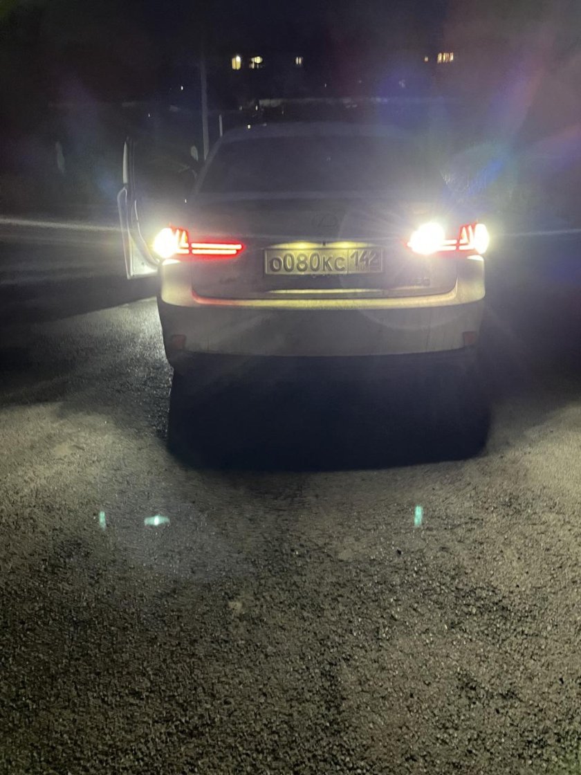 Освещение сзади