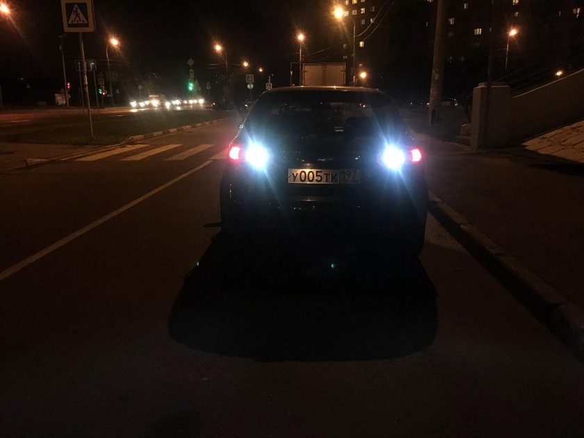 Led в задний ход Шевроле Лачетти