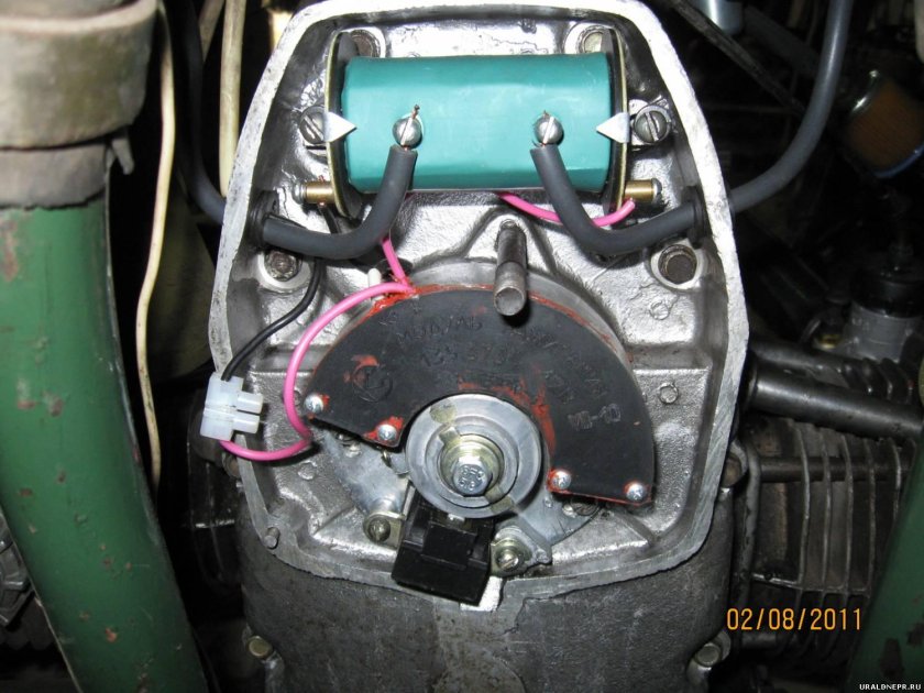 Электронное зажигание на Урал мотоцикл 12 вольт