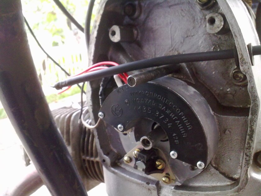 Электронное зажигание на Урал мотоцикл 12 вольт