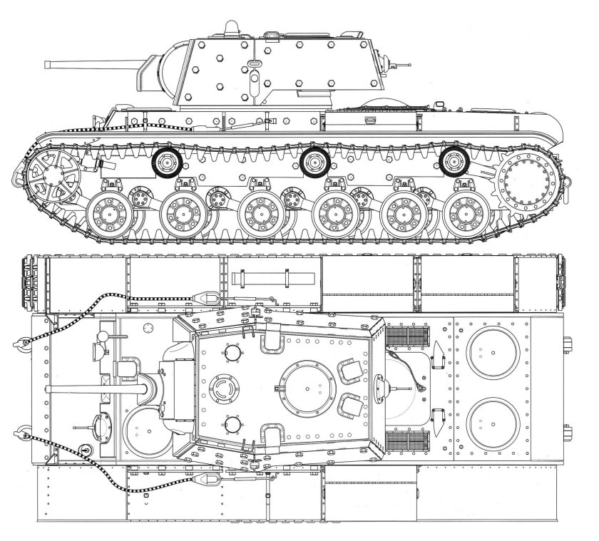 Танк кв-1 чертежи
