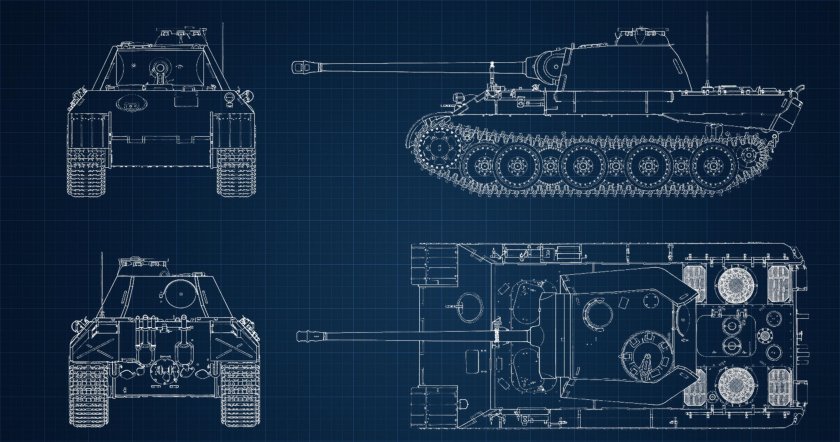 Blueprint танк т34